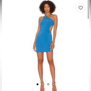 Selene Cut Out Dress in Blue superdown revolve